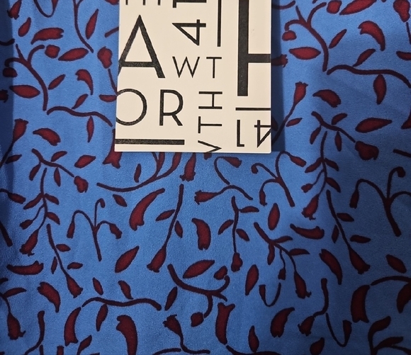 Blue Patterned Women's Top - Picture 4 of 5